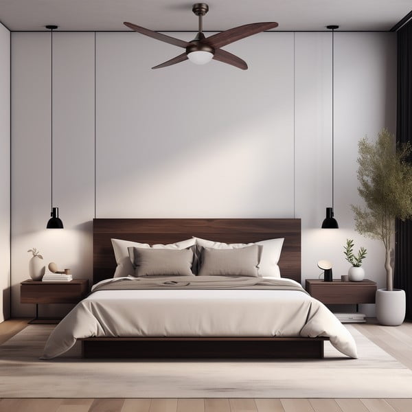 LED stropní svítidlo v tmavě přírodní barvě ø 13 cm Regal – SULION-image-1