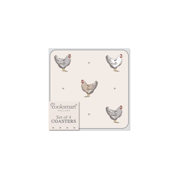 Sada 4 podtácků z korku Cooksmart ® Farmer-image-2