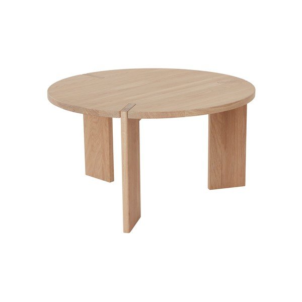 Kulatý konferenční stolek z dubového dřeva v přírodní barvě ø 65 cm Oy – OYOY Living Design