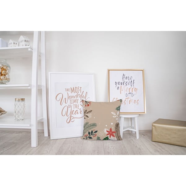 Vánoční polštář s bavlněným povlakem Butter Kings Branches, 45 x 45 cm-image-2