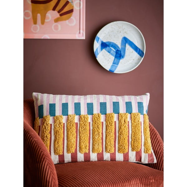 Bavlněný dekorační polštář 40x60 cm Lane – Bloomingville-image-1