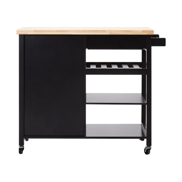 Servírovací stolek na kolečkách z kaučukového dřeva 48x105 cm Frankfurt – Premier Housewares-image-4