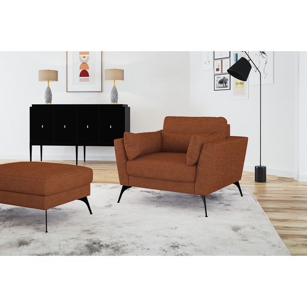Oranžová podnožka Marie Claire Home Susan-image-4