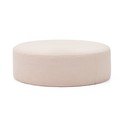 Světle růžový taburet z textilie bouclé Kaeli – Kave Home