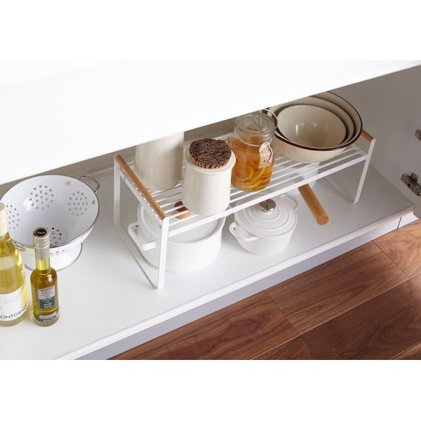 Bílá kuchyňská police Yamazaki Tosca-image-2