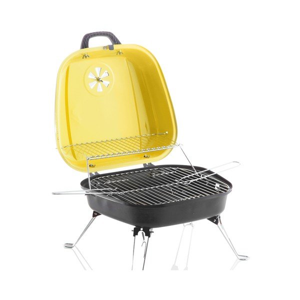 Přenosný gril Barbecue, žlutý-image-1