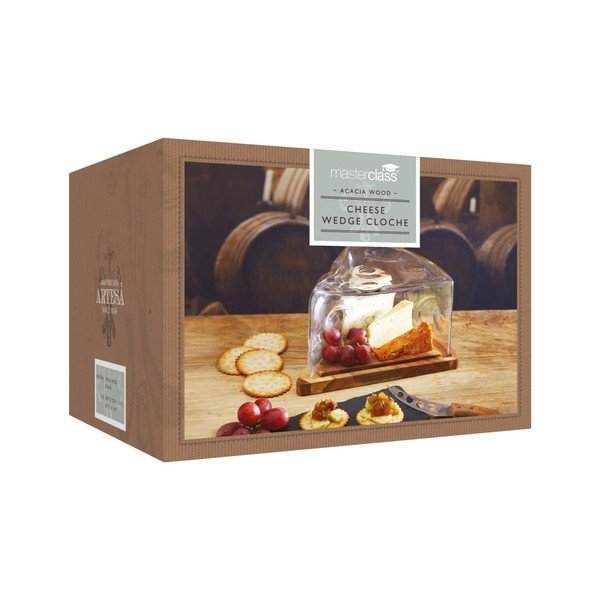 Podnos na sýr s poklopem Kitchen Craft Master Glass-image-2