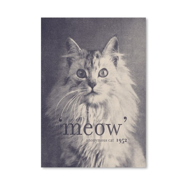 Plakát Famous Quote Cat od Florenta Bodart, 30x42 cm