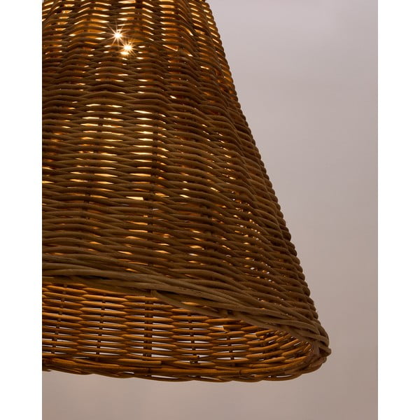Ratanové stínidlo v přírodní barvě ø 60 cm Calvia – Kave Home-image-1