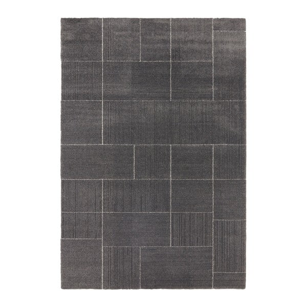 Tmavě šedý koberec Elle Decoration Glow Castres, 160 x 230 cm