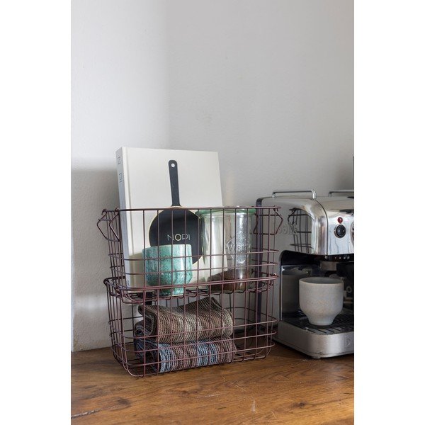 Drátěný kovový košík 31x16,5x16 cm Store-It – Mette Ditmer Denmark-image-1