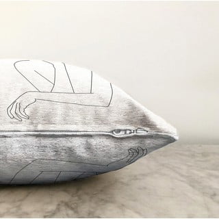 Povlak na polštář s příměsí bavlny Minimalist Cushion Covers Pose, 55 x 55 cm