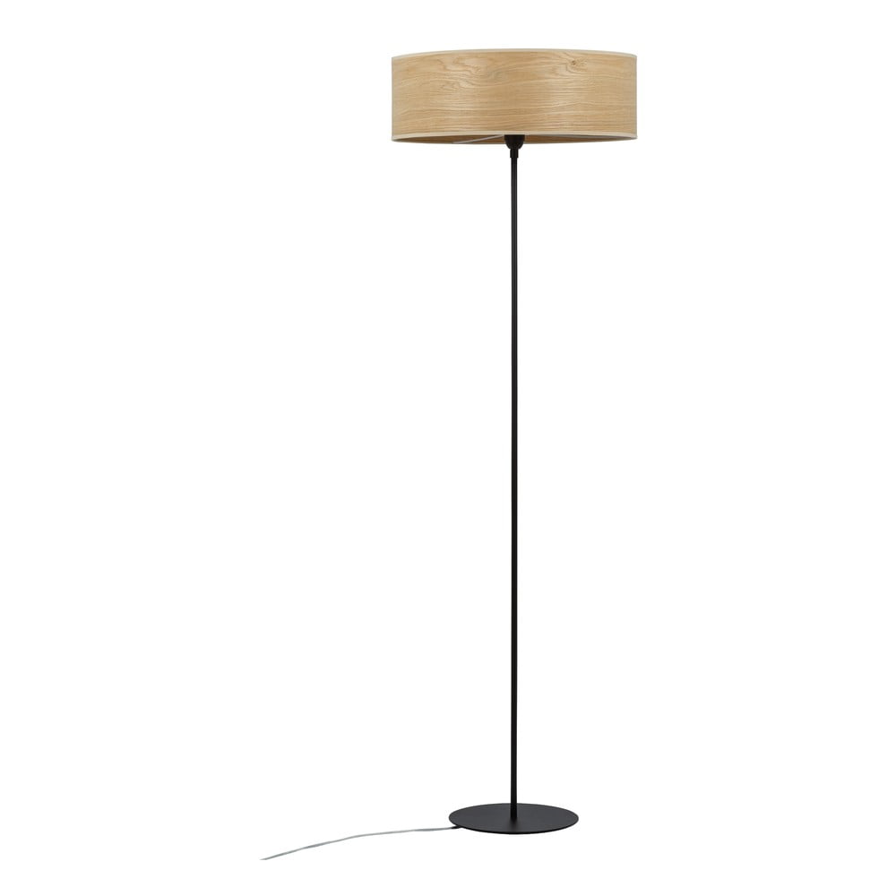 Stojací lampa z dubové dýhy Sotto Luce TSURI XL, ø 45 cm