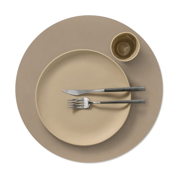 Prostírání z eko kůže ø 40 cm Circle XL Nupo – LIND DNA-image-1