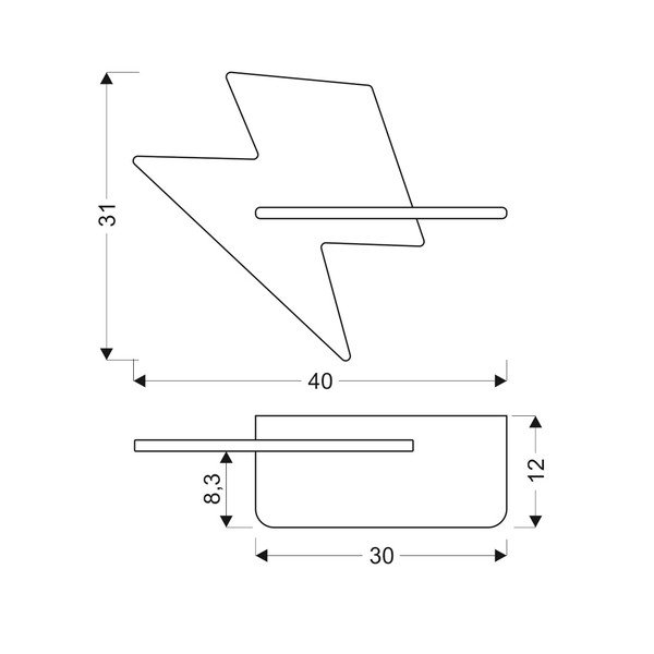 Žluté dětské svítidlo Lightning – Candellux Lighting-image-3