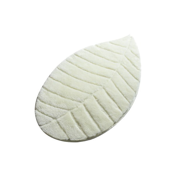 Krémová koupelnová předložka 60x100 cm Jungle Leaf – Foutastic