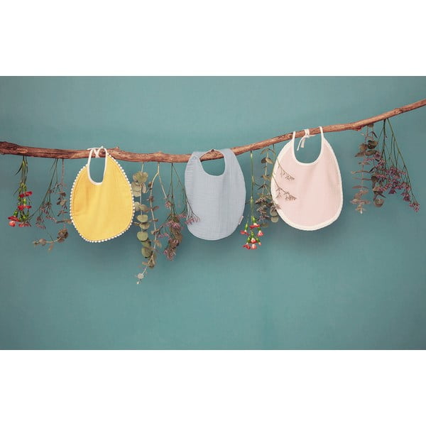 Žlutý mušelínový bryndák Kindsgut London-image-1