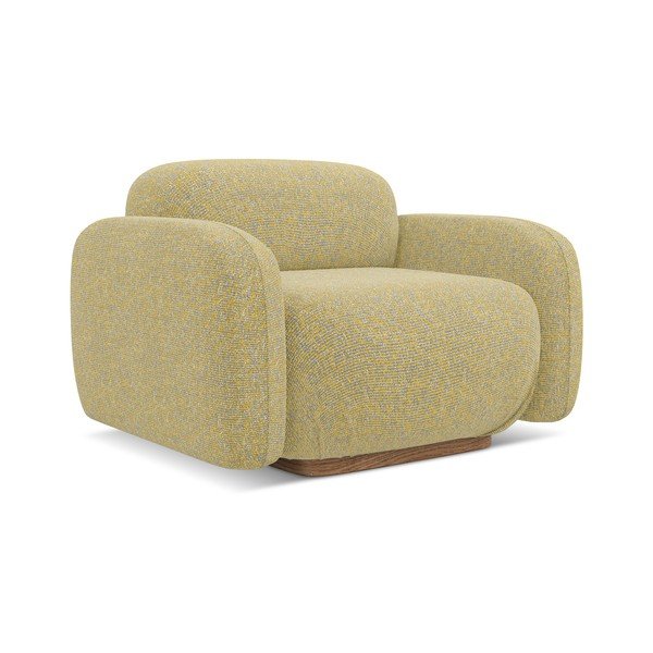 Žluté křeslo Ailani – Makamii