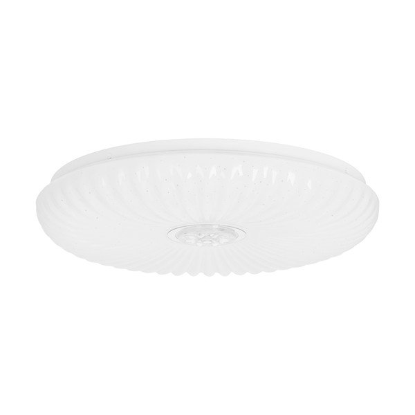 Bílé stmívatelné LED stropní svítidlo na dálkové ovládání 38x38 cm Perola – Candellux Lighting-image-2