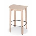 Barová stolička z dubového dřeva v přírodní barvě (výška sedáku 65 cm) Nora – Gazzda