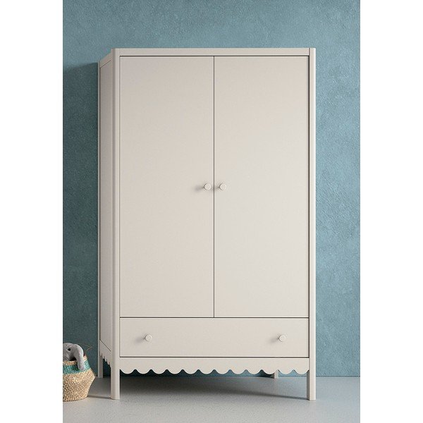 Béžová dětská šatní skříň 110x190x55 cm Swingo – Vipack-image-1