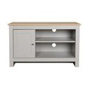TV stolek v dekoru dubu v šedo-přírodní barvě 95x58 cm Emerald – Støraa