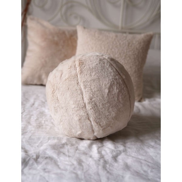 Dekorační polštář z mikroplyše ø 25 cm Top – Mioli Decor-image-2