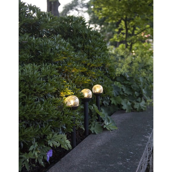 Sada 3 venkovních solárních LED svítidel Star Trading Roma, výška 23 cm-image-1