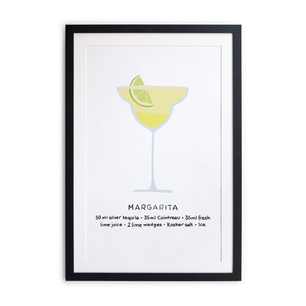 Zarámovaný plakát Really Nice Things Margarita, 40 x 50 cm