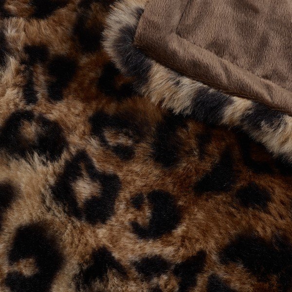 Hnědá deka 130x170 cm Animal Print – Catherine Lansfield-image-3