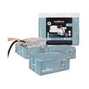 Vakuové plastové úložné boxy na oblečení v sadě 3 ks 65x45x27 cm Blue Edition – Compactor