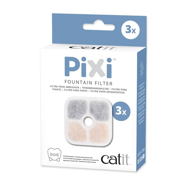 Filtry do vodní fontány pro kočku v sadě 3 ks Catit Pixi – Plaček Pet Products