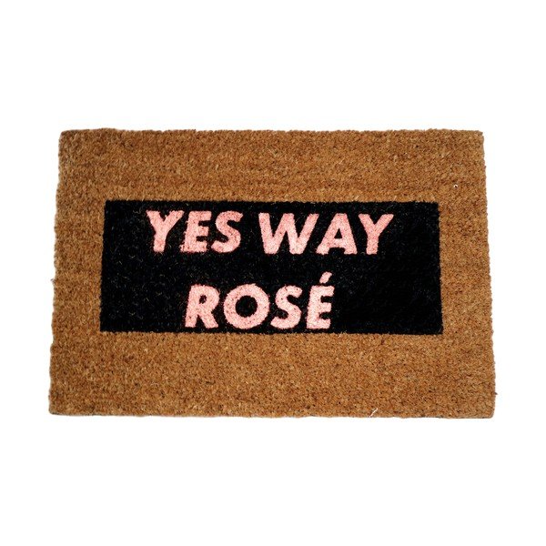 Rohožka z přírodního kokosového vlákna Artsy Doormats Glitter Yes, 40 x 60 cm