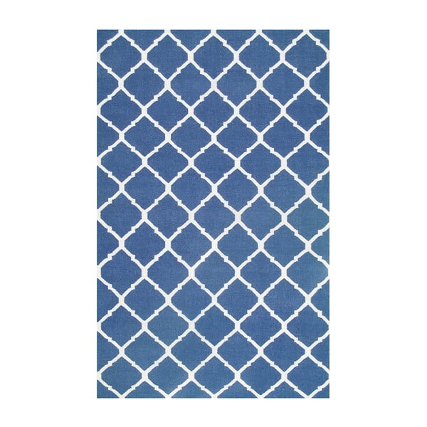Vlněný koberec Julia Dark Blue, 155x240 cm