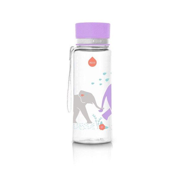 Fialová láhev Equa Elephant, 400 ml