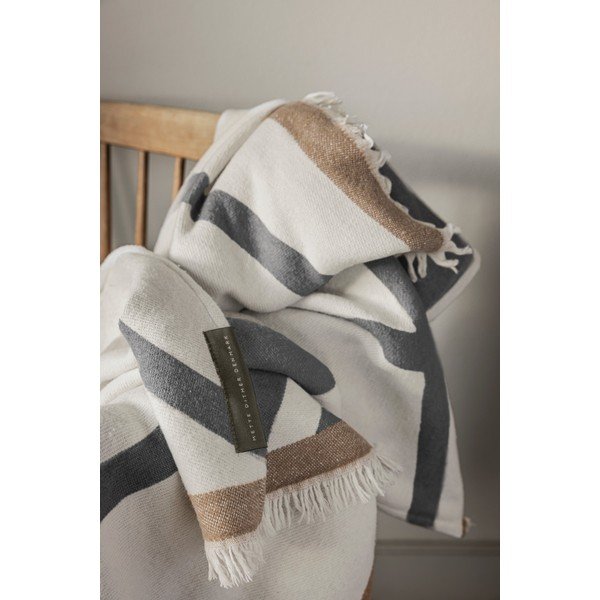 Krémová deka 130x175 cm Shadow  – Mette Ditmer Denmark-image-1