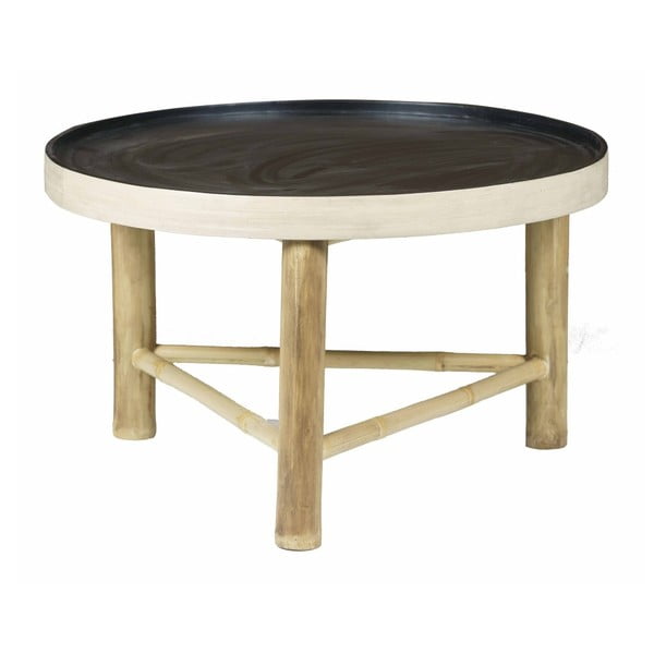 Odkládací bambusový stolek Speedtsberg Tira, průměr 70 cm