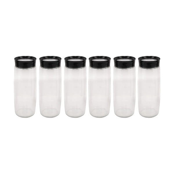 Skleněné dózy na potraviny v sadě 6 ks – Hermia-image-3