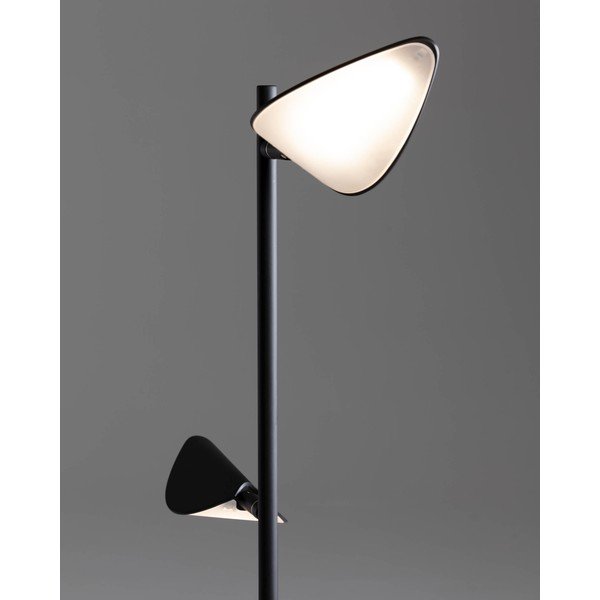 Černá LED stojací lampa (výška 150 cm) Veleira – Kave Home-image-2