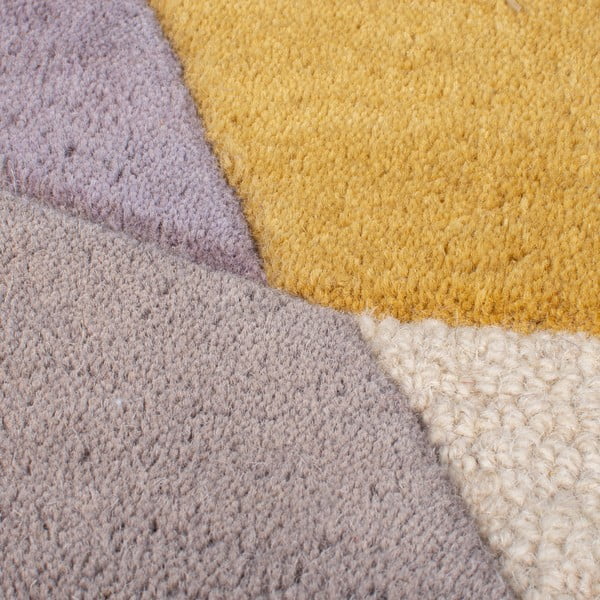 Ručně tkaný vlněný kulatý koberec ø 160 cm Glow Multi – Flair Rugs-image-4