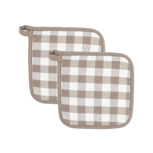 Bavlněné chňapky v sadě 2 ks Gingham – Tiseco Home Studio