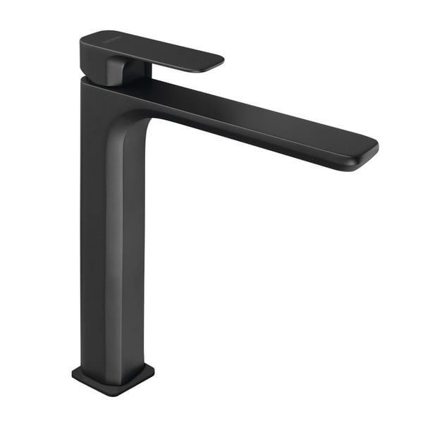 Matně černá stojánková umyvadlová baterie Spy – Sapho