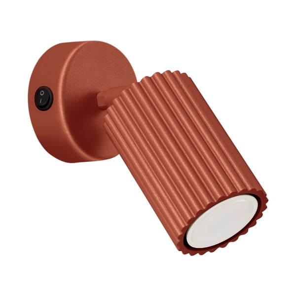 Nástěnné svítidlo v cihlové barvě Gleam – Nice Lamps