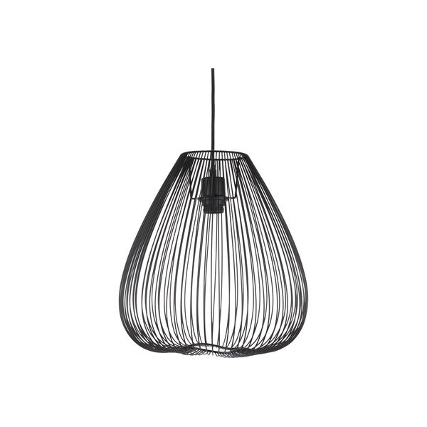 Černé kovové závěsné svítidlo Leitmotiv Lucid, ø 35 cm-image-2