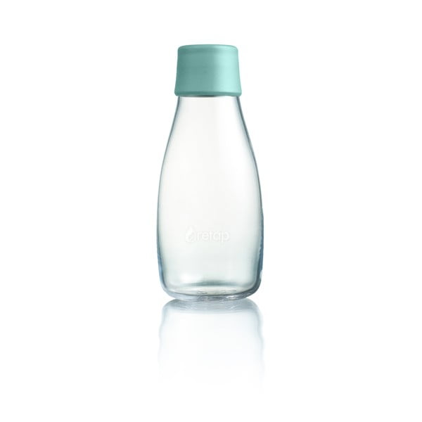 Tyrkysová skleněná lahev ReTap, 300 ml