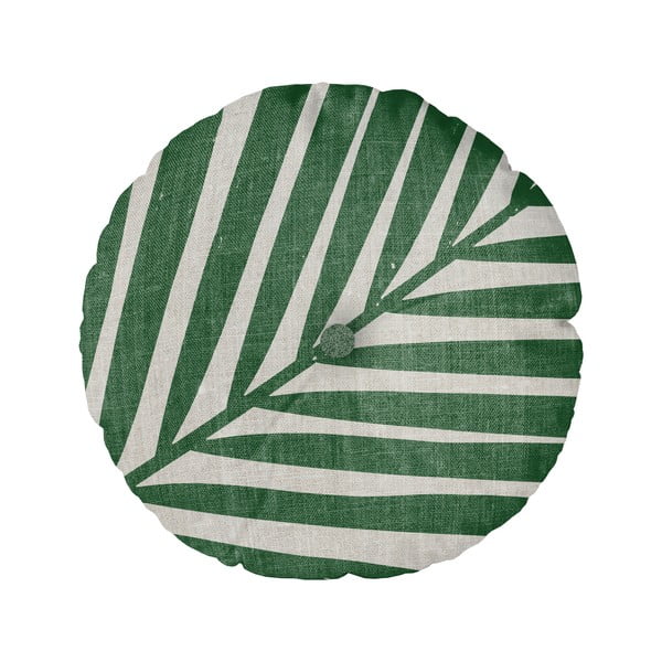 Polštář Really Nice Things Cojin Redondo Palm, ⌀ 45 cm
