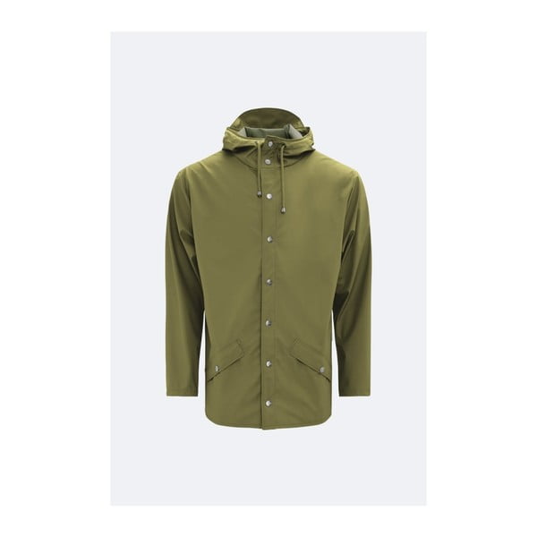 Zelená unisex bunda s vysokou voděodolností Rains Jacket, velikost XS / S