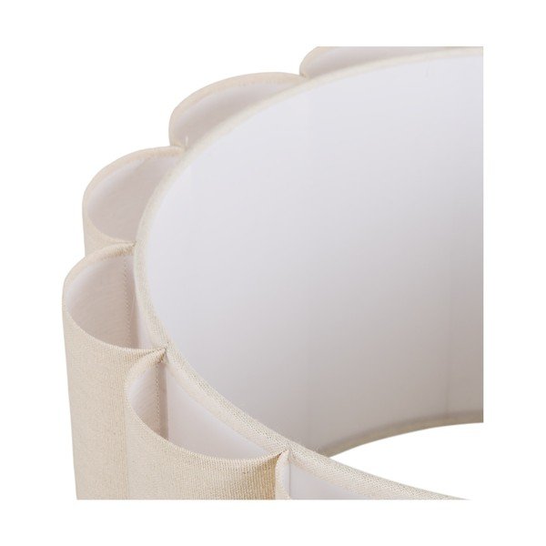 Béžová/ve stříbrné barvě lněná stojací lampa (výška 150 cm) Wattom – House Nordic-image-4