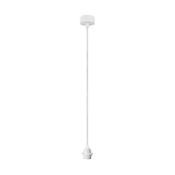 Bílé závěsné svítidlo Bulb Attack Uno Plus, ⌀ 4 cm