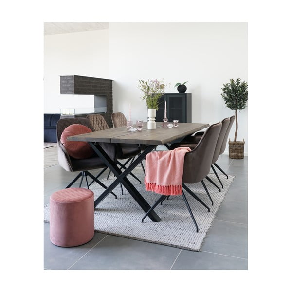 Černá kovová vitrína 80x120 cm Melbourne – House Nordic-image-4